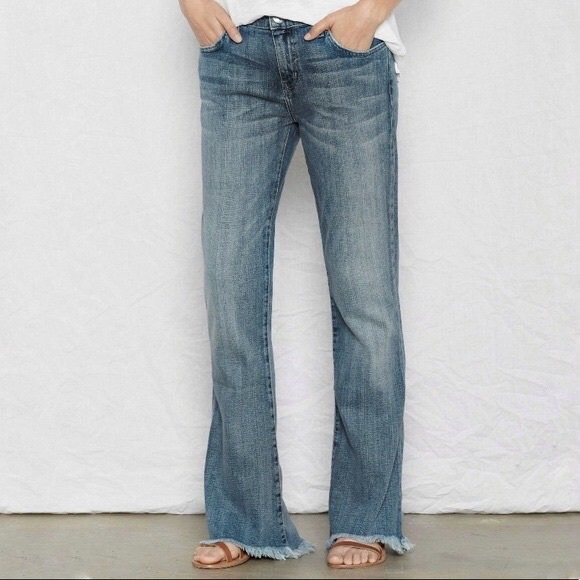 Current Elliott the Flip Flop Jeans Super Loved 23 - Picture 2 of 8